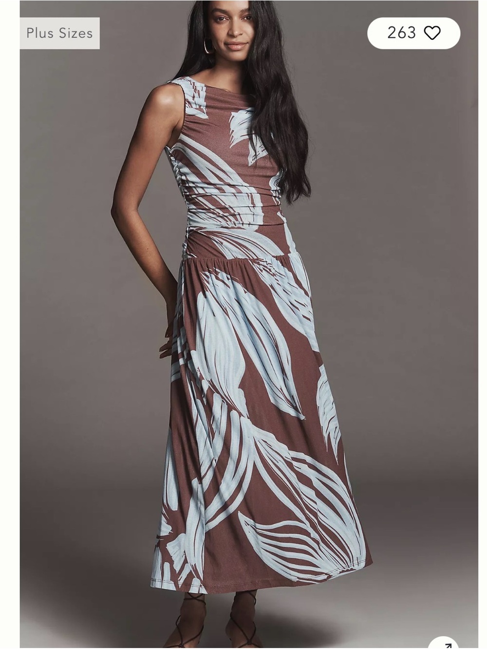 NWT Anthropology MON RENN Heirloom Sleeveless Maxi Dress